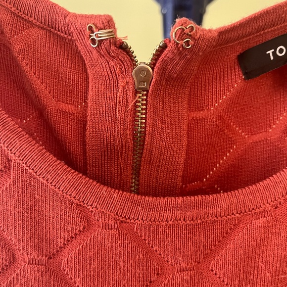 Torrid Mixed Stitch Sweater Dress with Gold Zipper - Picture 6 of 7